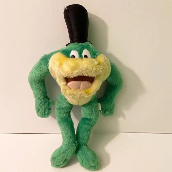 Vintage 1997 Michigan J Frog Plush Looney Tunes 14in Ace Stuffed Toy Hole in Hat - Picture 14 of 14